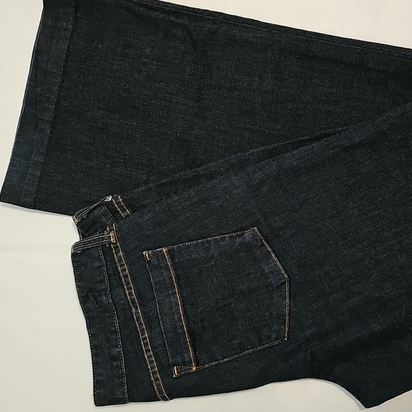 Womens J. Crew Denim Jeans Slim-Wide Style Dk Blue Rinse Wash - Picture 5 of 8